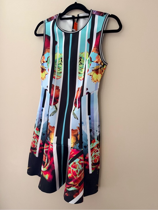 Clover Canyon Dresses & Skirts - Clover Canyon Multicolor Floral & Stripe Midi Dress